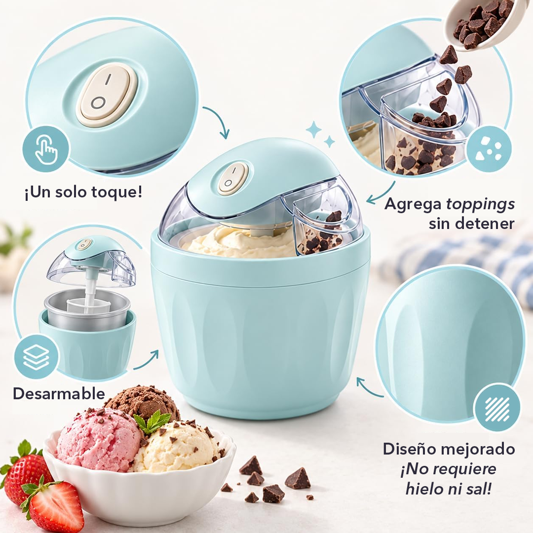 Máquina de Helado Casero 500ml – Freeze & Mix™