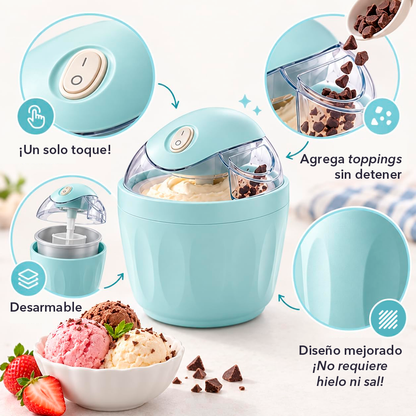 Máquina de Helado Casero 500ml – Freeze & Mix™