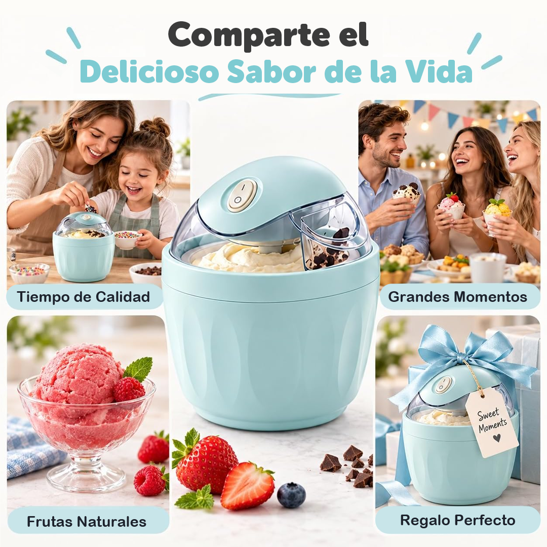 Máquina de Helado Casero 500ml – Freeze & Mix™